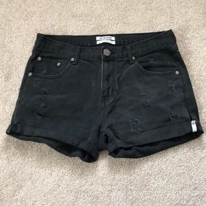 One Teaspoon Black Shorts